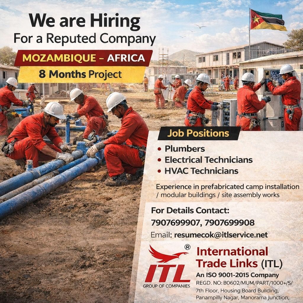 Urgent Hiring for Mozambique