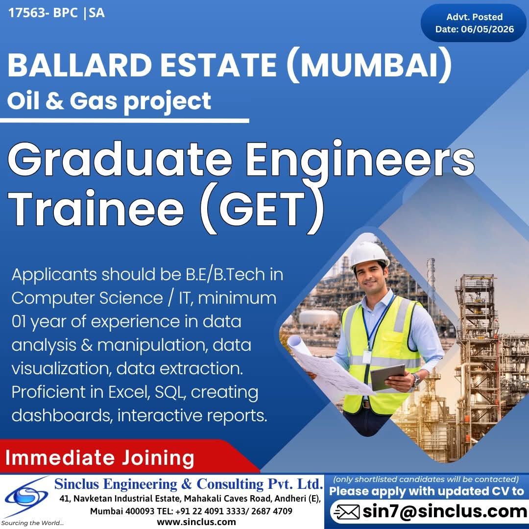 Urgent Hiring for Mumbai