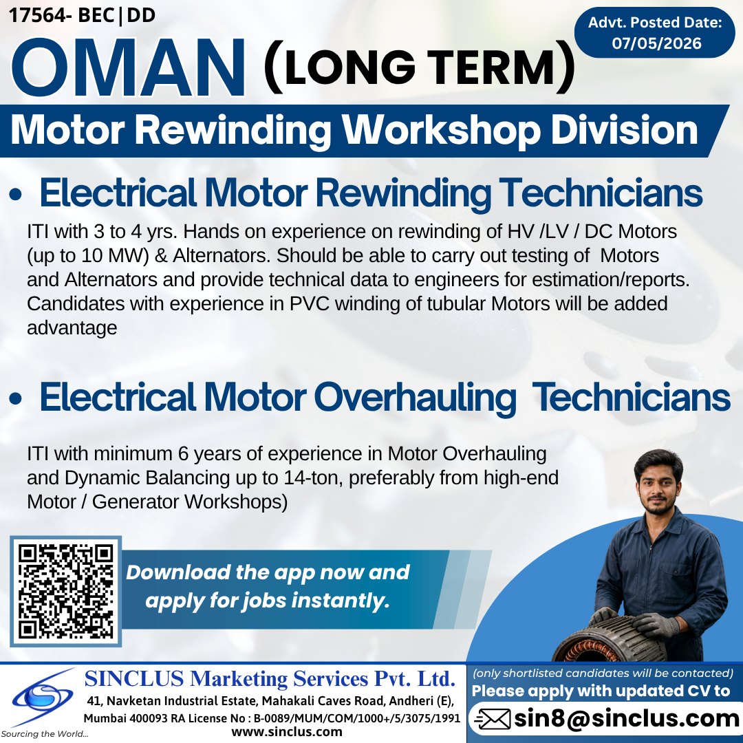 Urgent Hiring for Oman