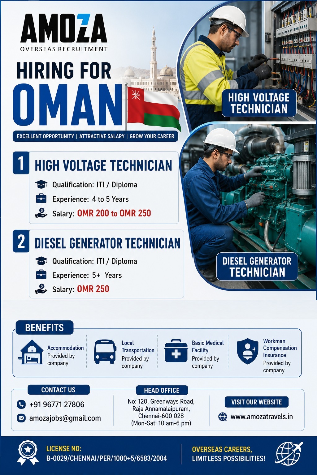 Urgent Hiring for Oman
