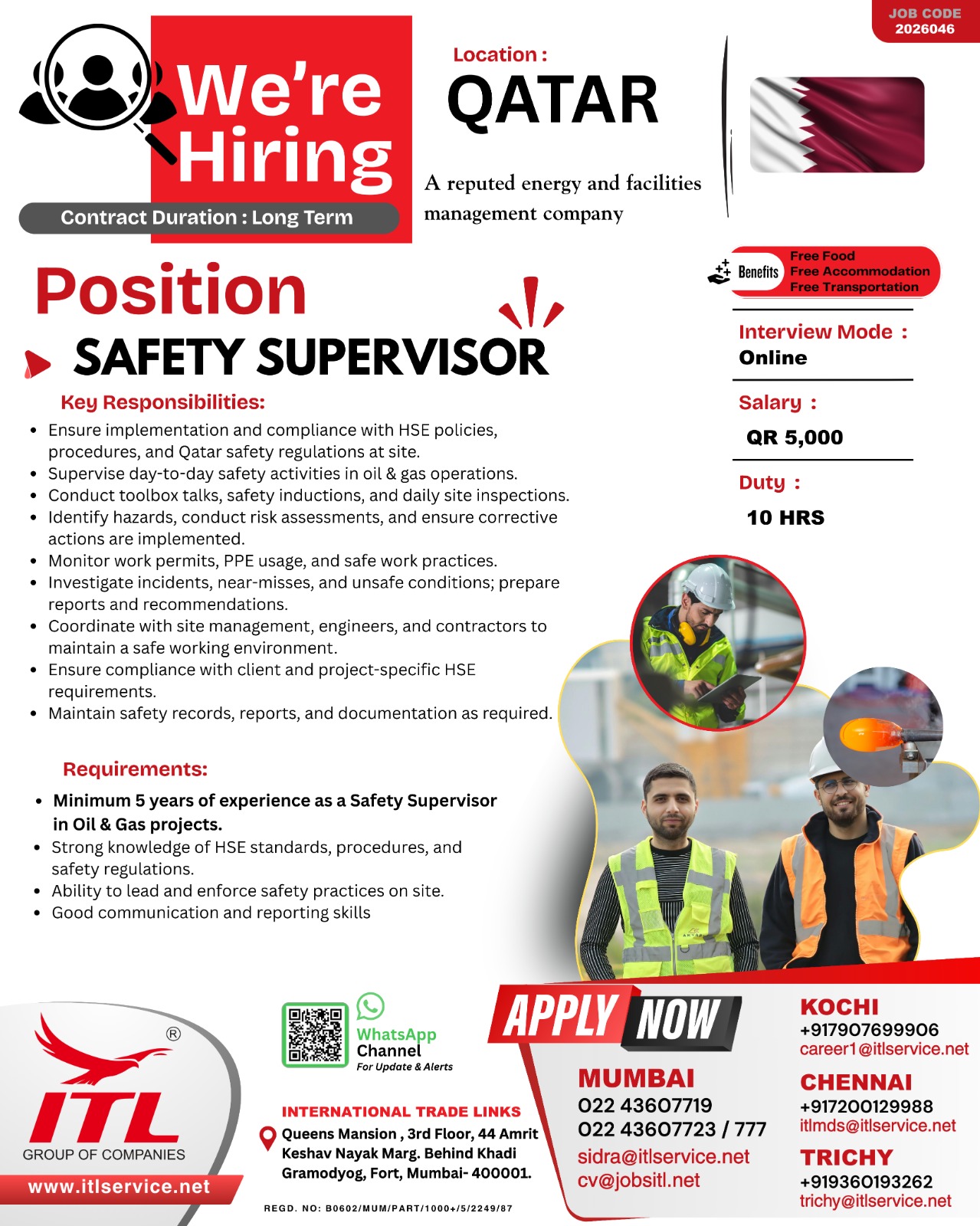 Urgent Hiring for Qatar