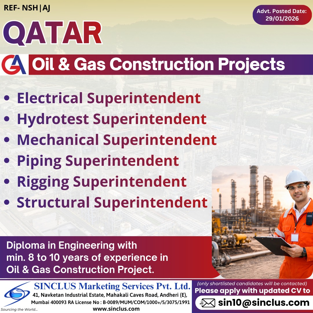 Urgent Hiring for Qatar