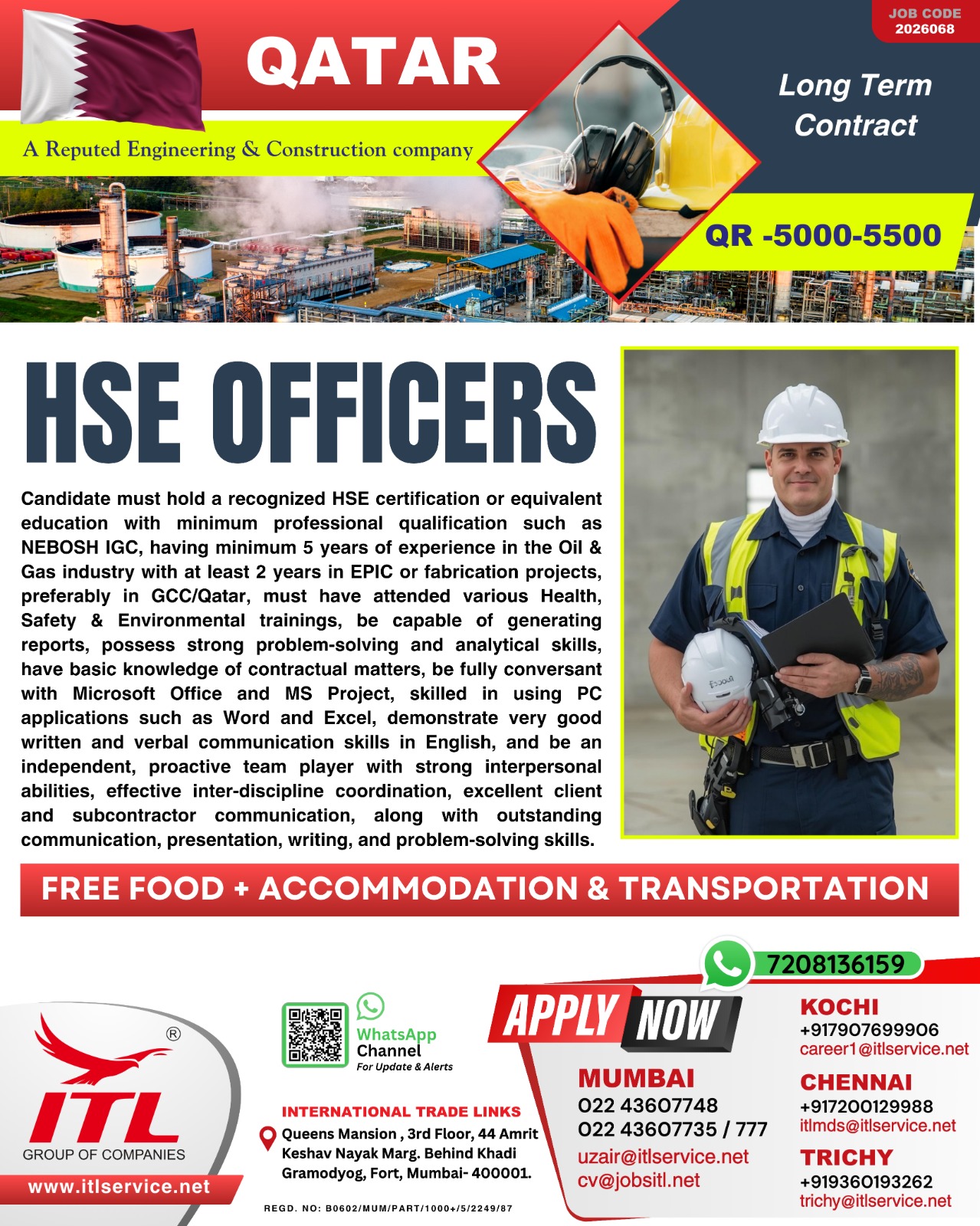 Urgent Hiring for Qatar