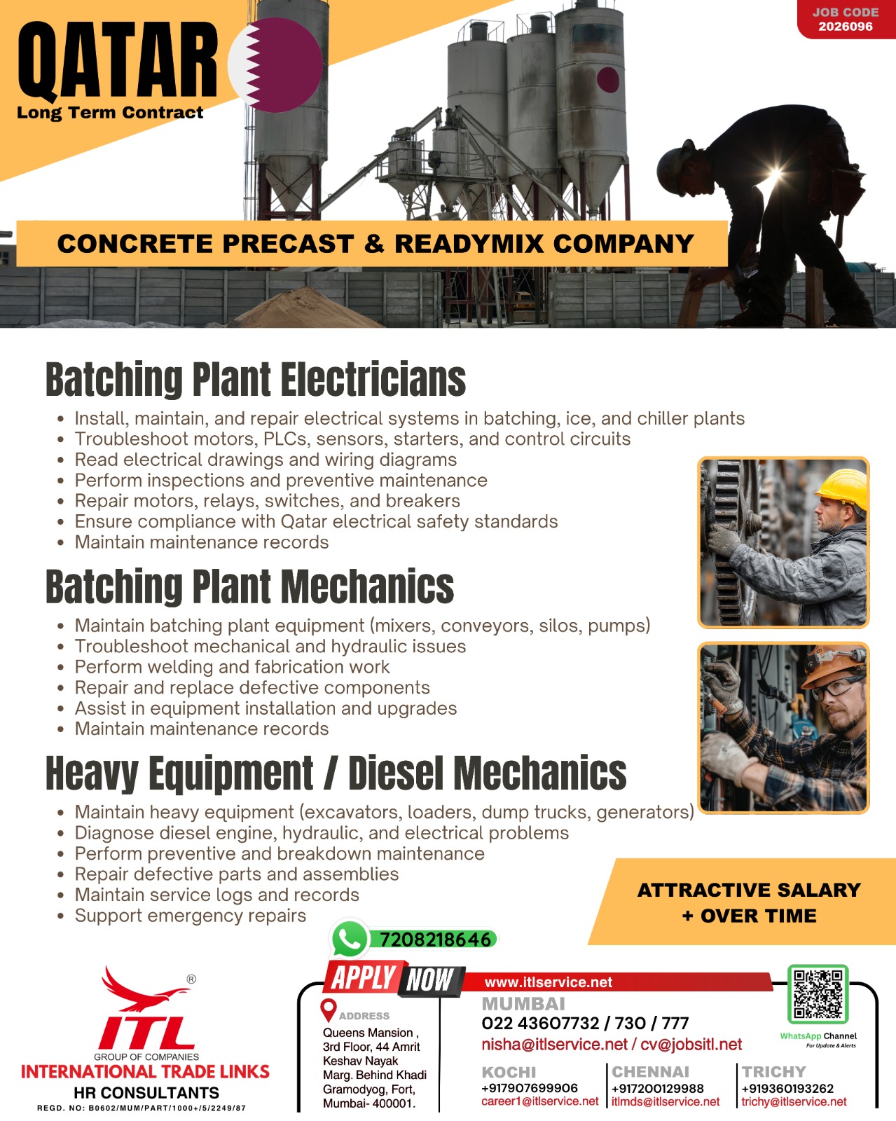 Urgent Hiring for Qatar