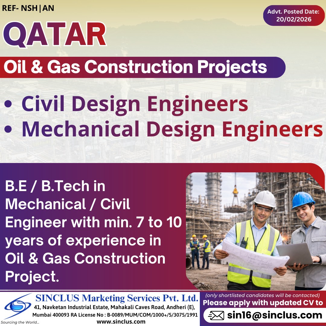 Urgent Hiring for Qatar