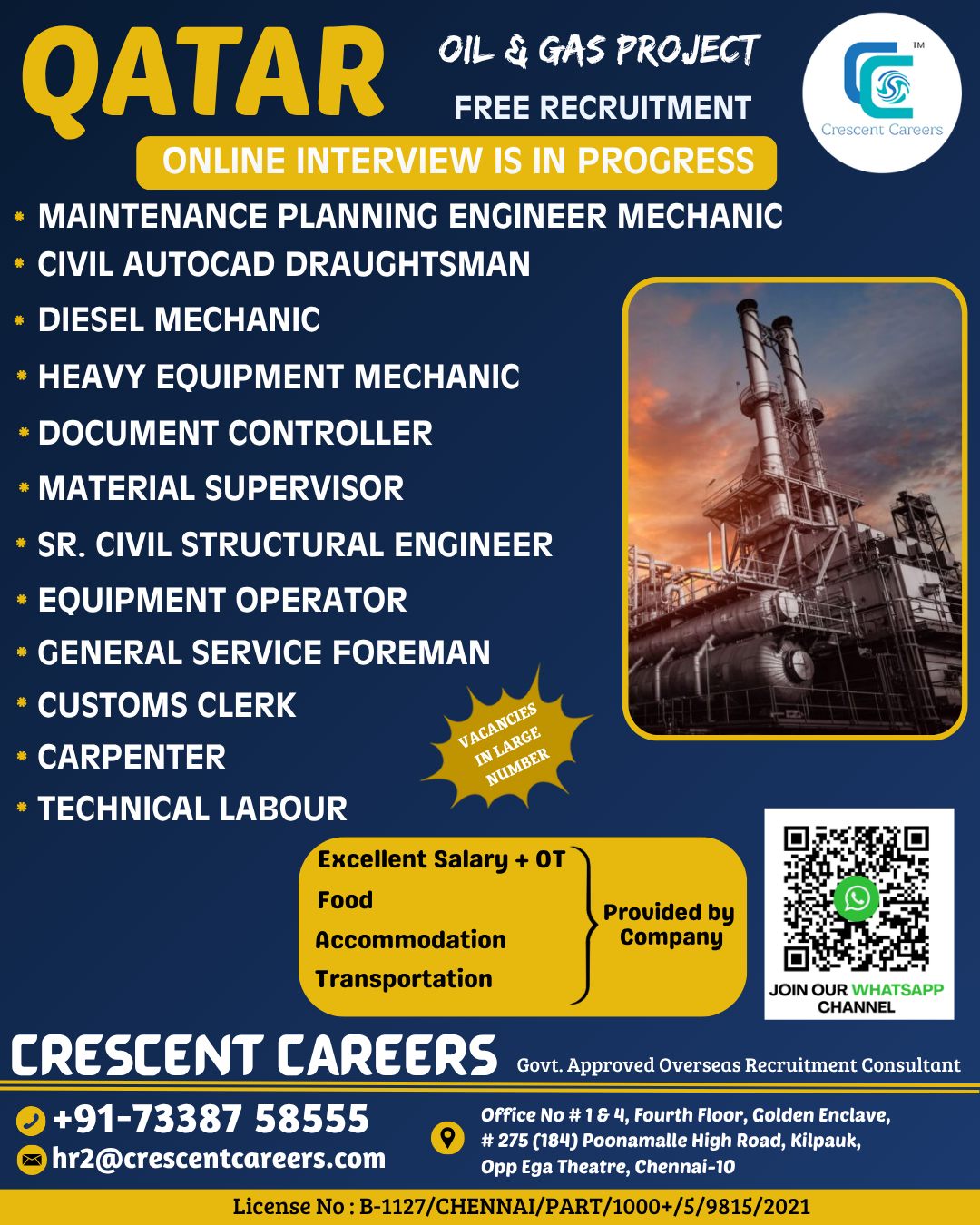 Urgent Hiring for Qatar