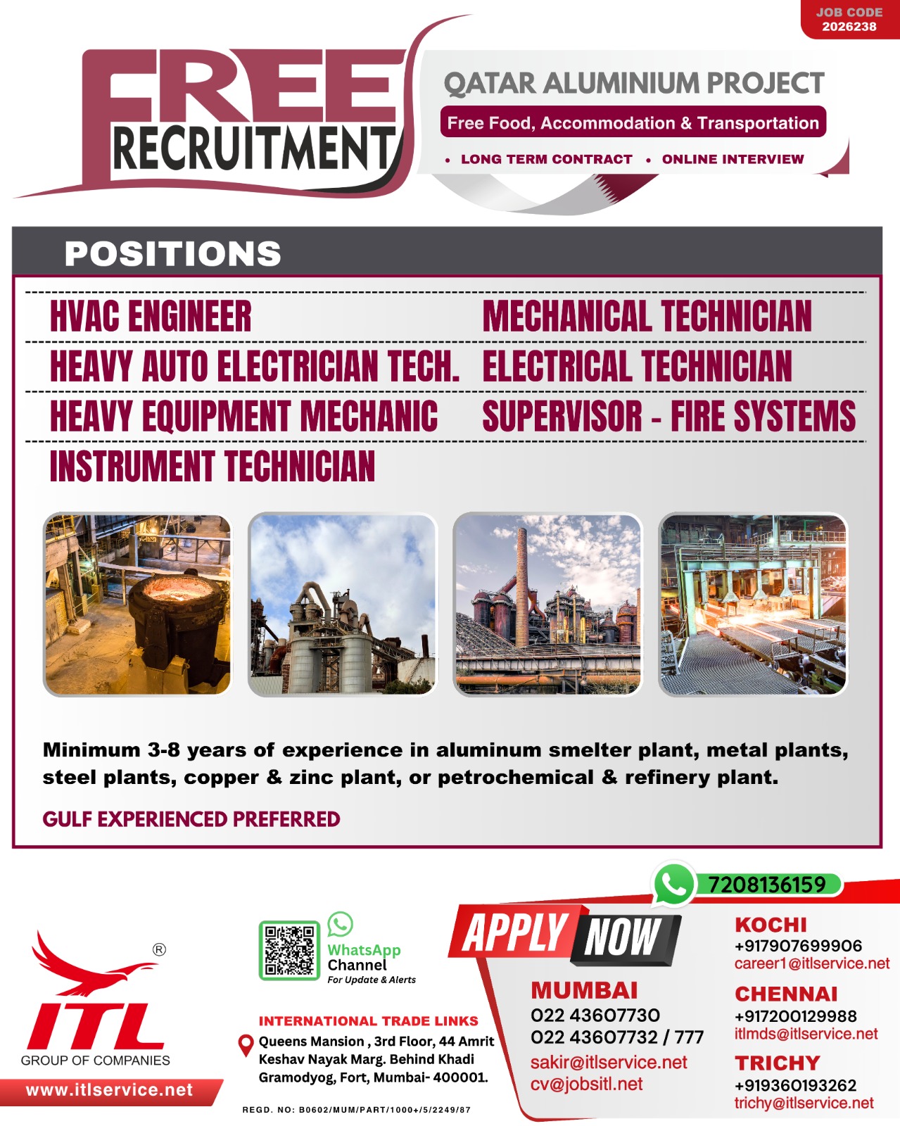 Urgent Hiring for Qatar