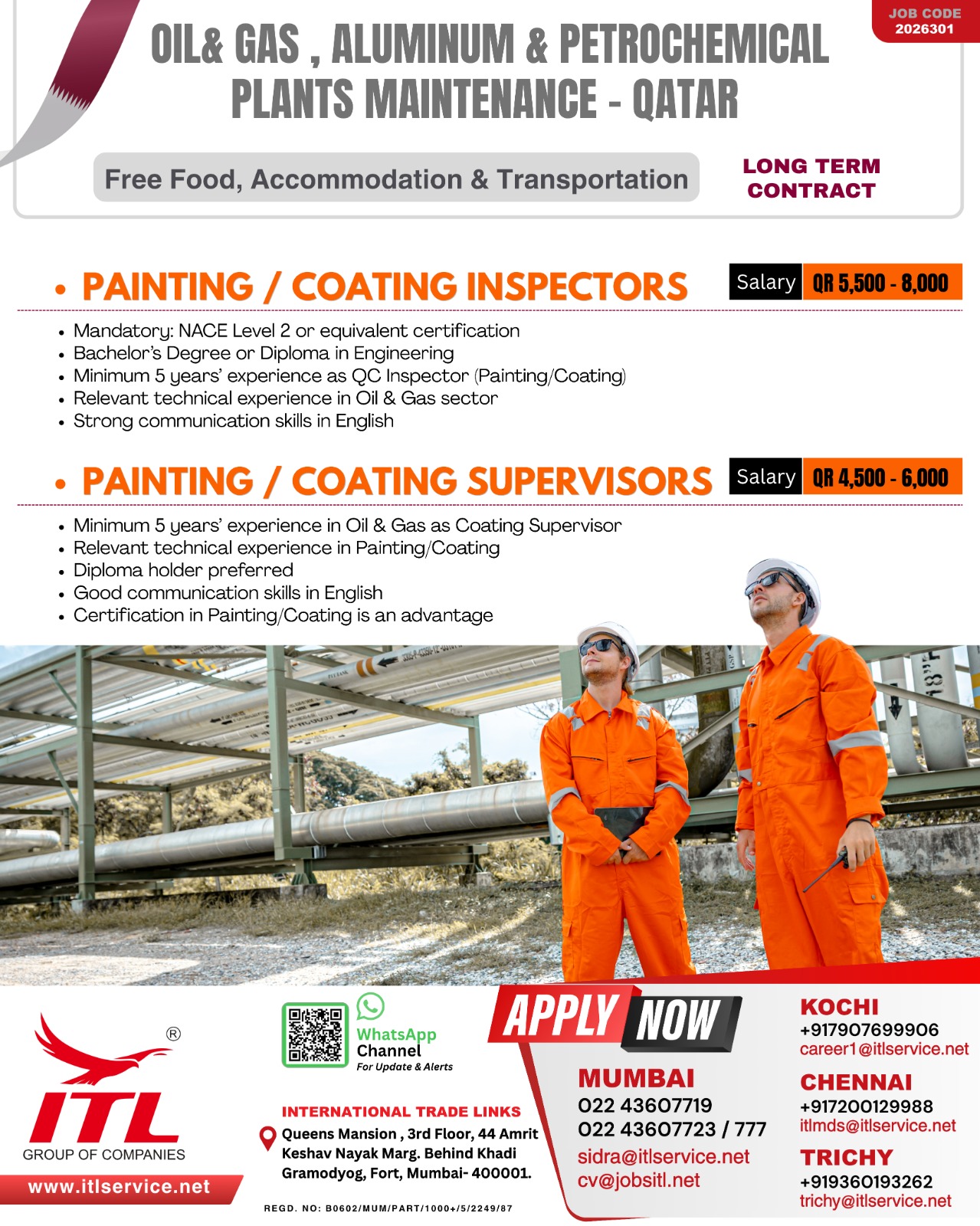 Urgent Hiring for Qatar