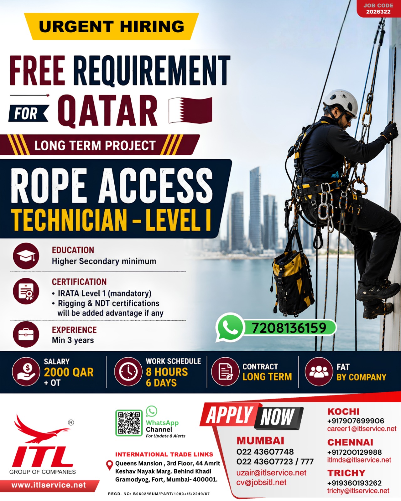 Urgent Hiring for Qatar