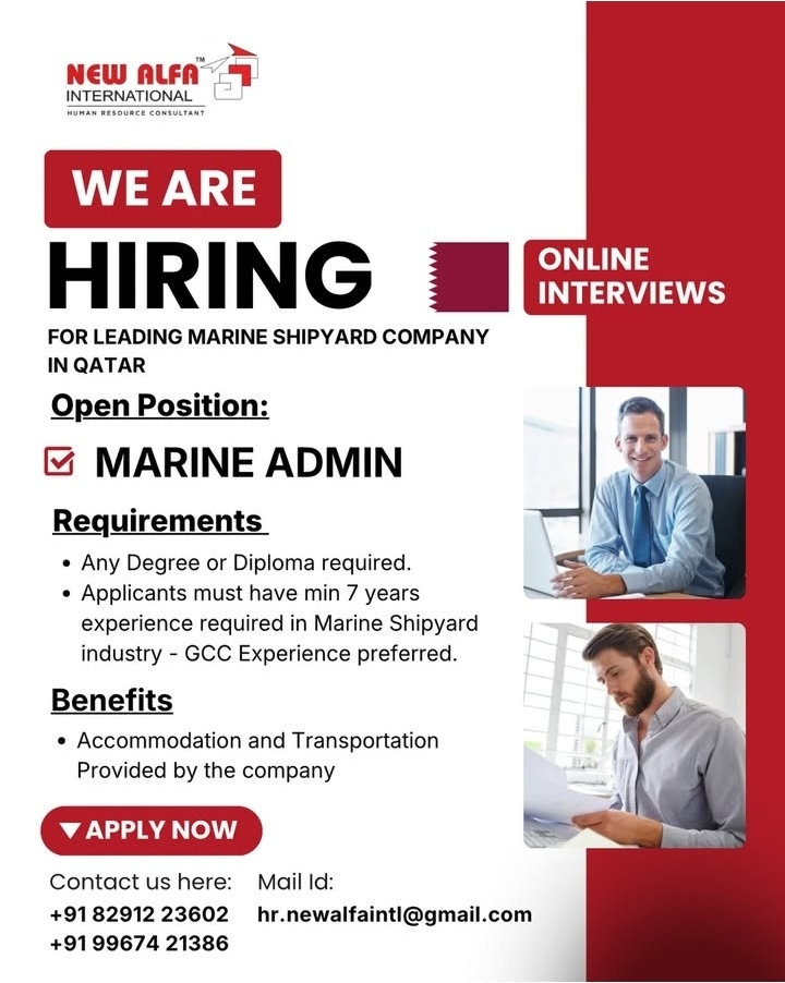 Urgent Hiring for Qatar