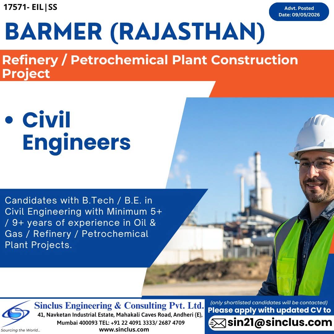 Urgent Hiring for Rajasthan