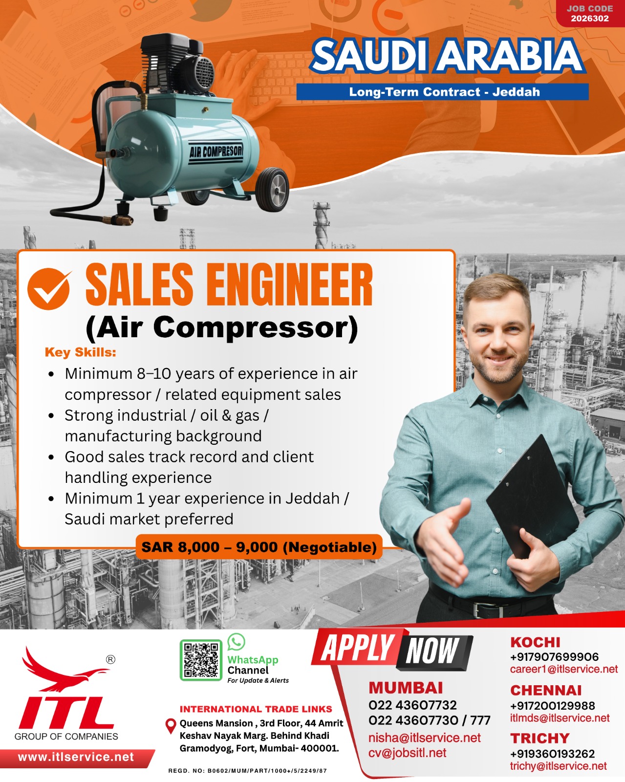 Urgent Hiring for Saudi Arabia