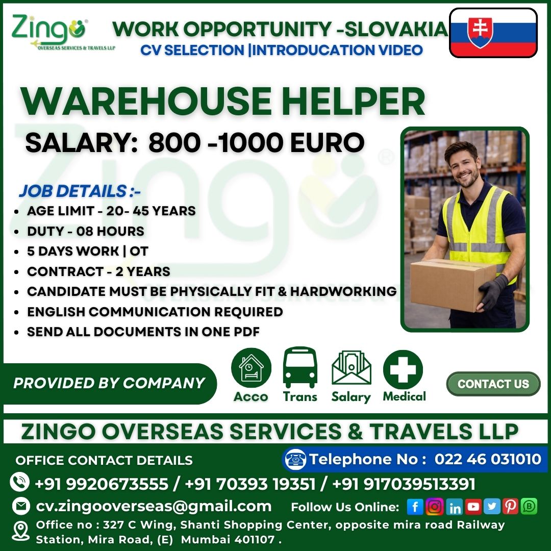 Urgent Hiring for Slovakia