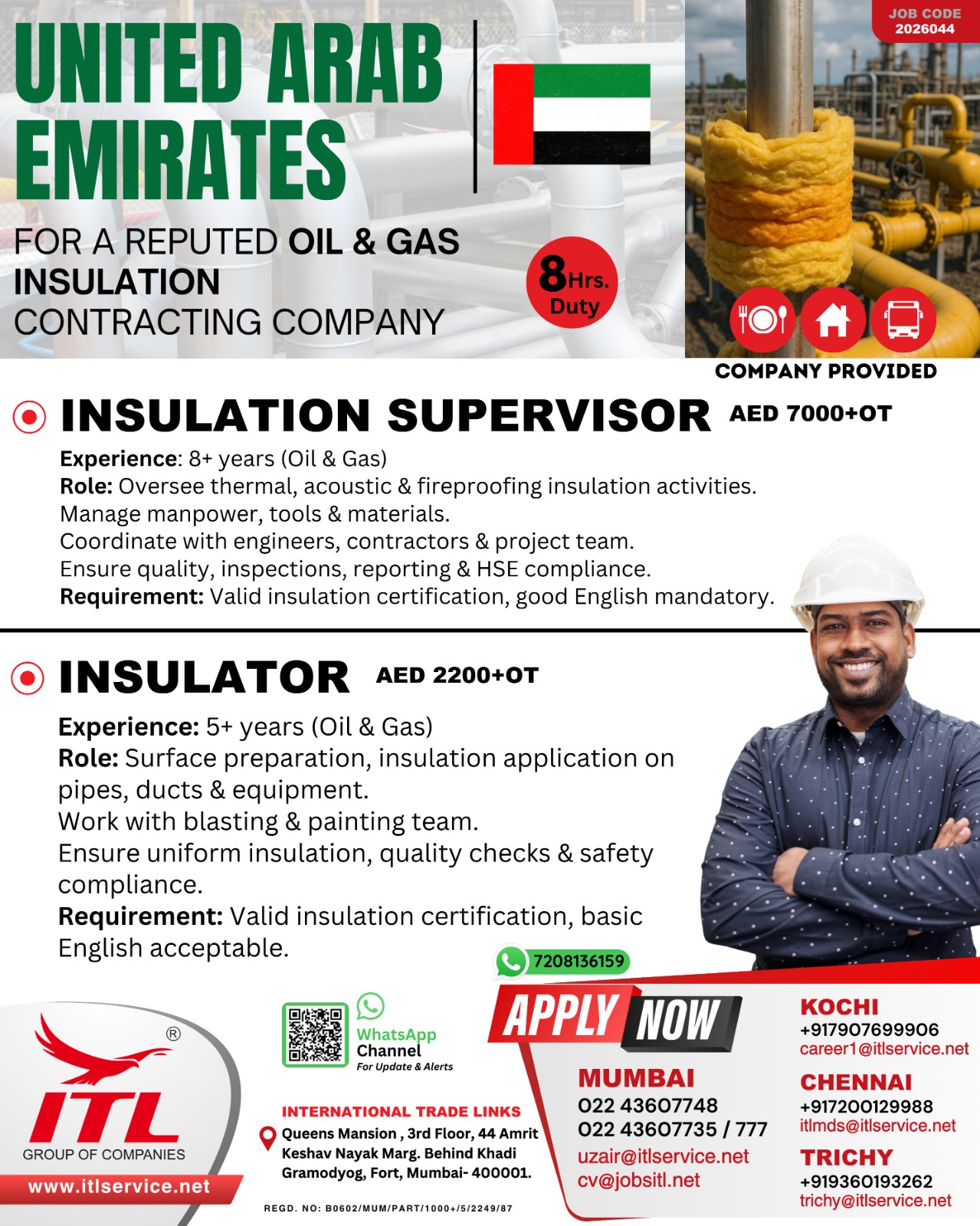 Urgent Hiring for UAE