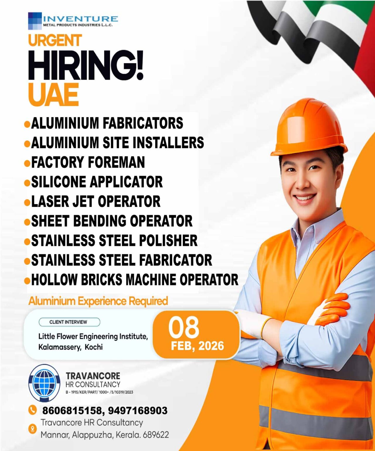 Urgent Hiring for UAE