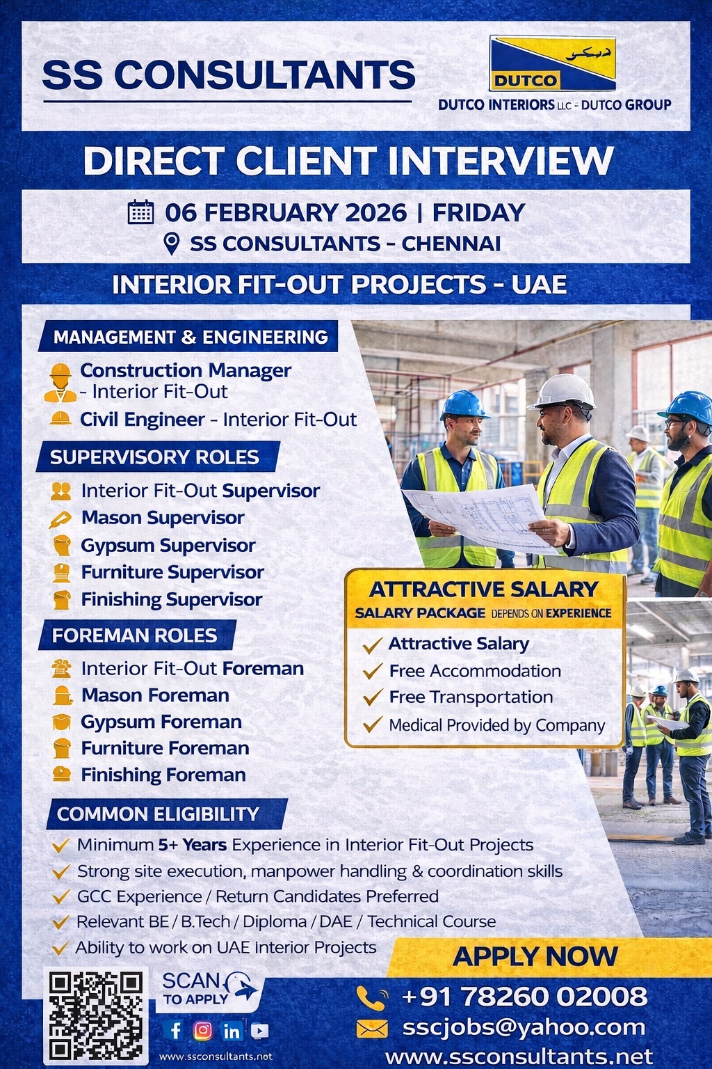 Urgent Hiring for UAE