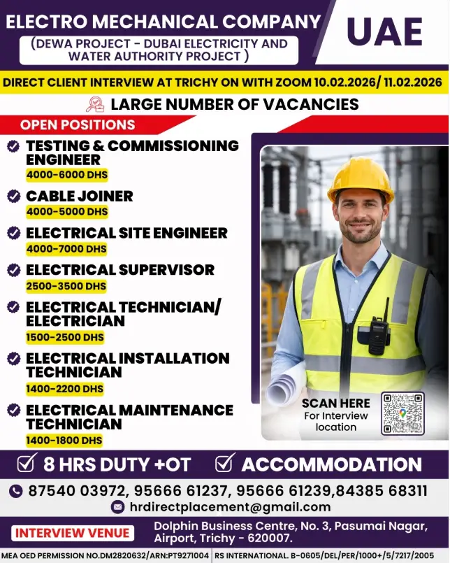 Urgent Hiring for UAE