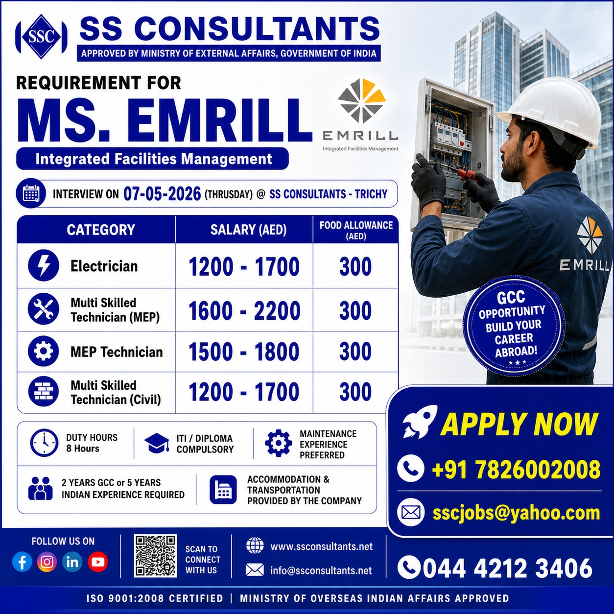 Urgent Hiring for UAE