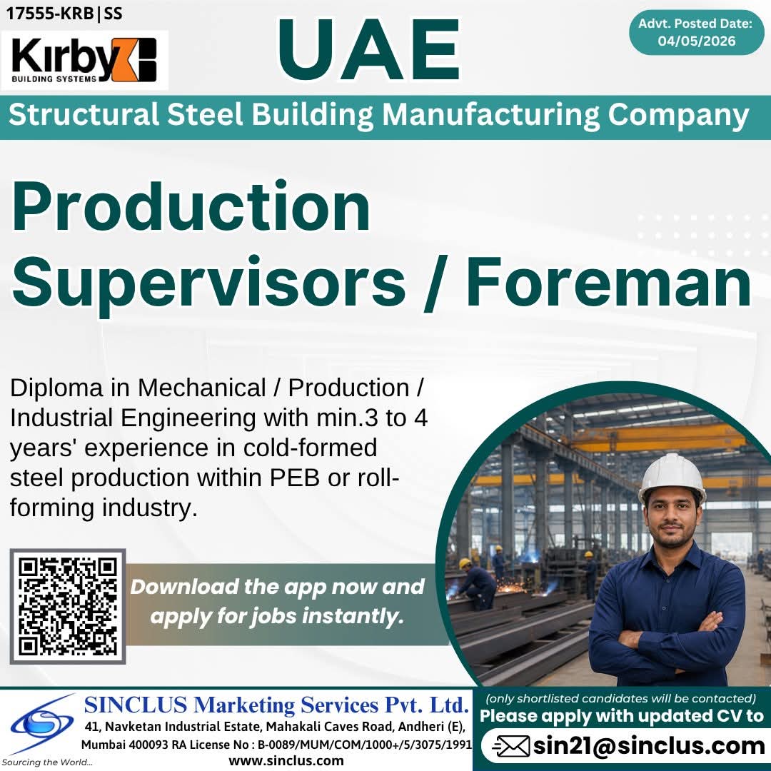 Urgent Hiring for UAE