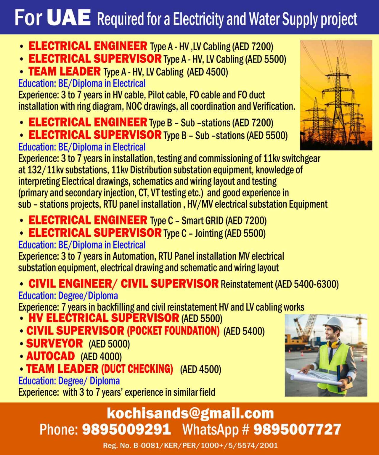 Urgent Hiring for UAE