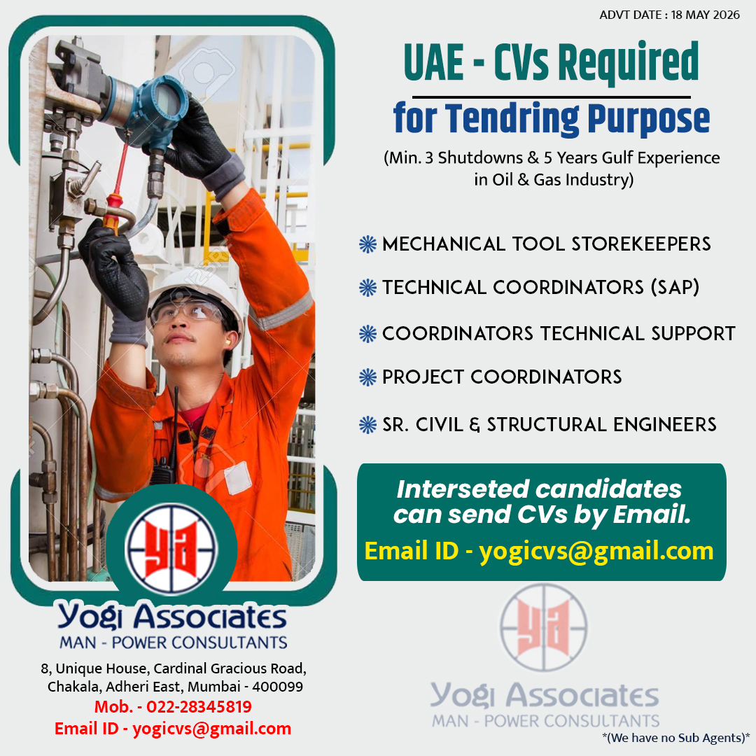 Urgent Hiring for UAE