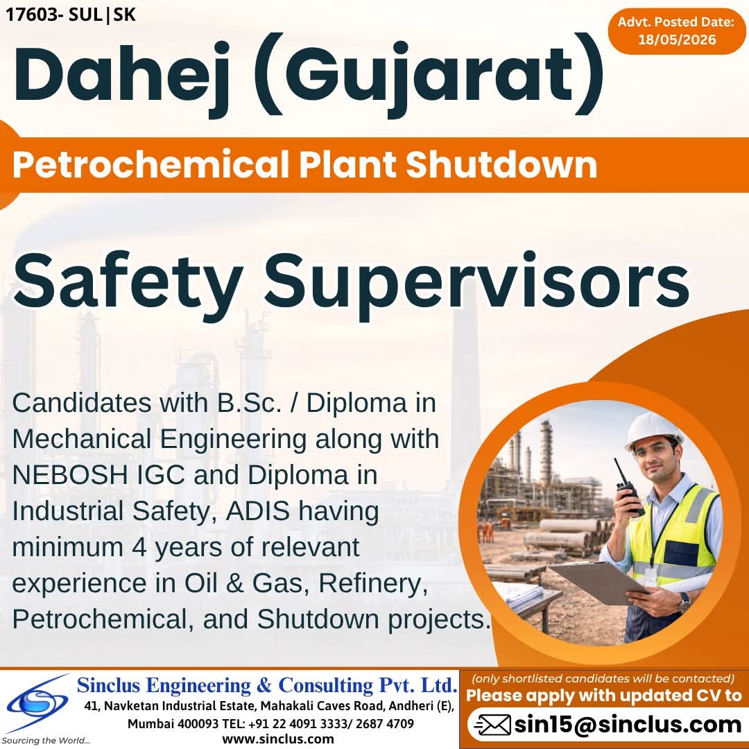 Urgent Hiring in Gujarat