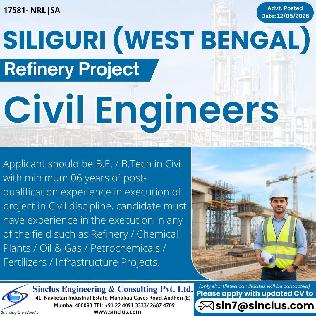 Urgent Hiring in siliguri
