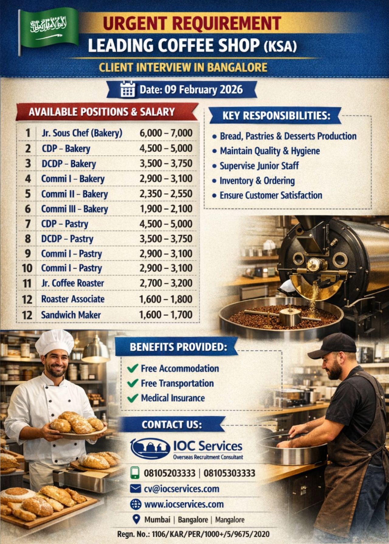 Urgent Requirement For KSA