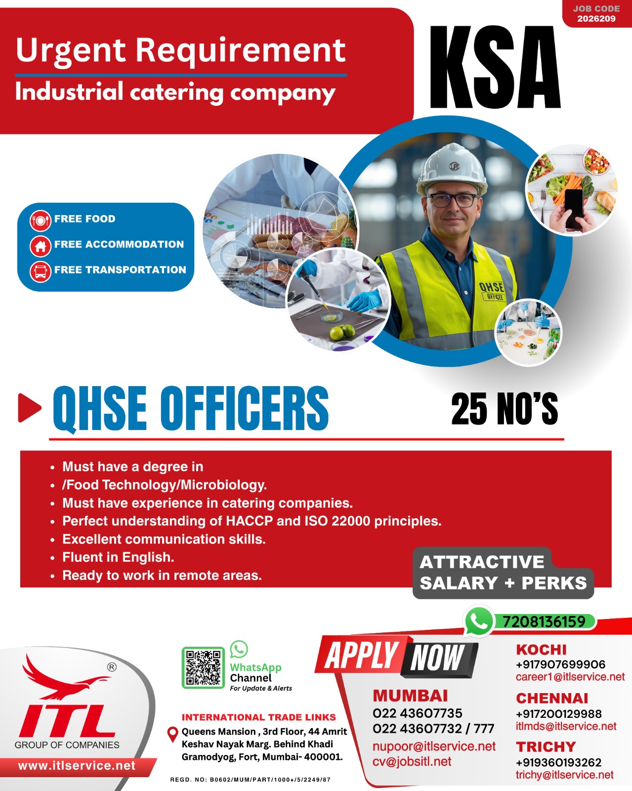 Urgent Requirement For KSA