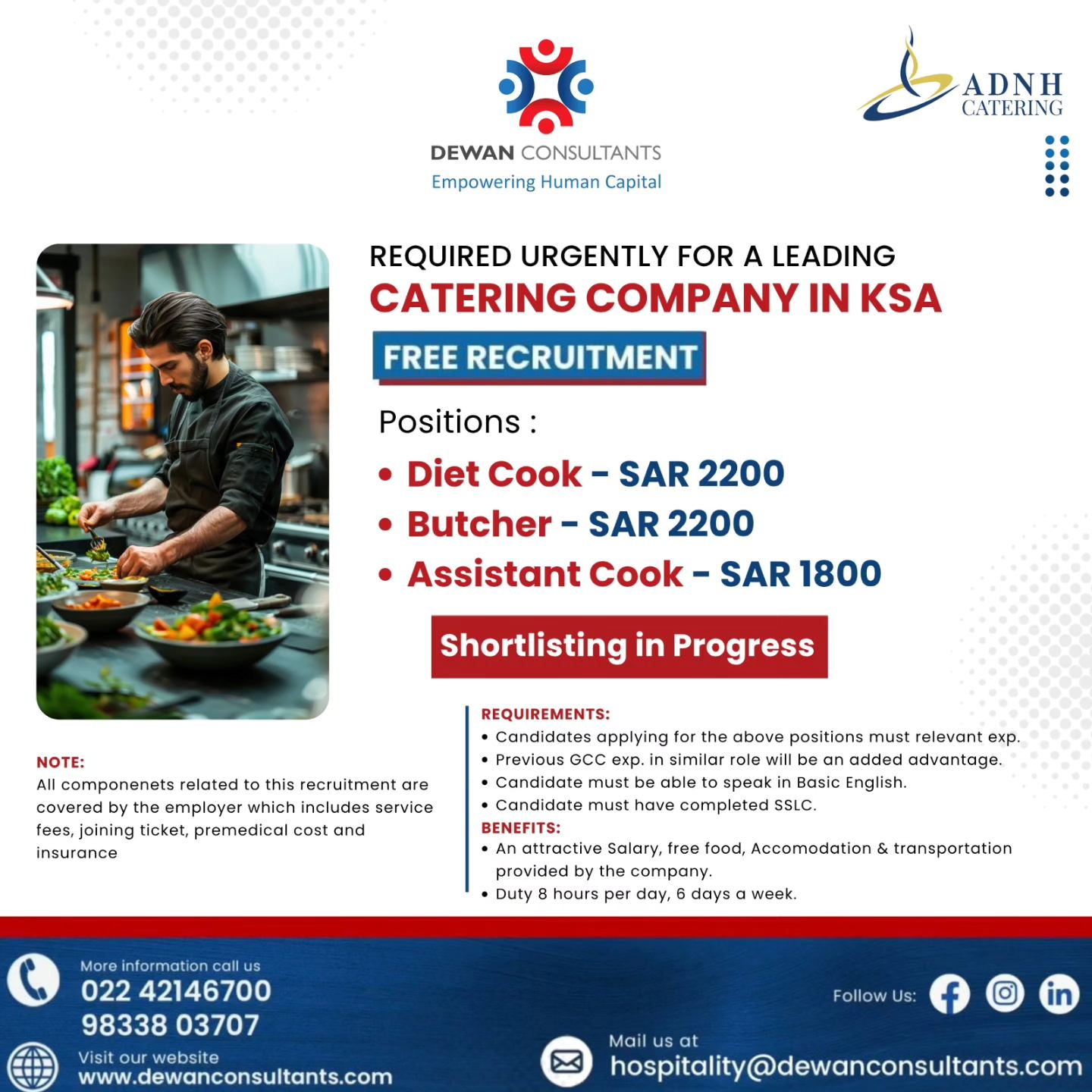 Urgent Requirement For KSA