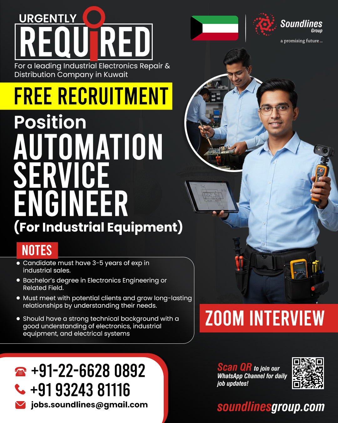 Urgent Requirement For Kuwait