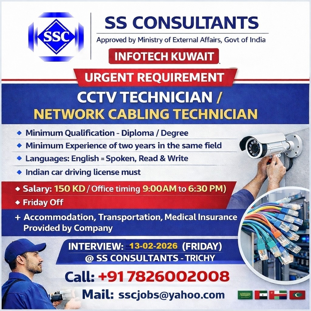 Urgent Requirement For Kuwait
