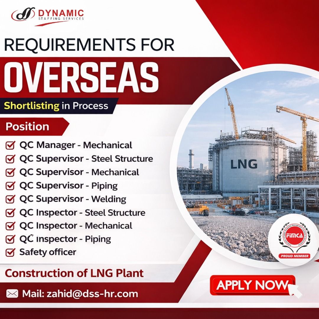 Urgent Requirement For Overseas
