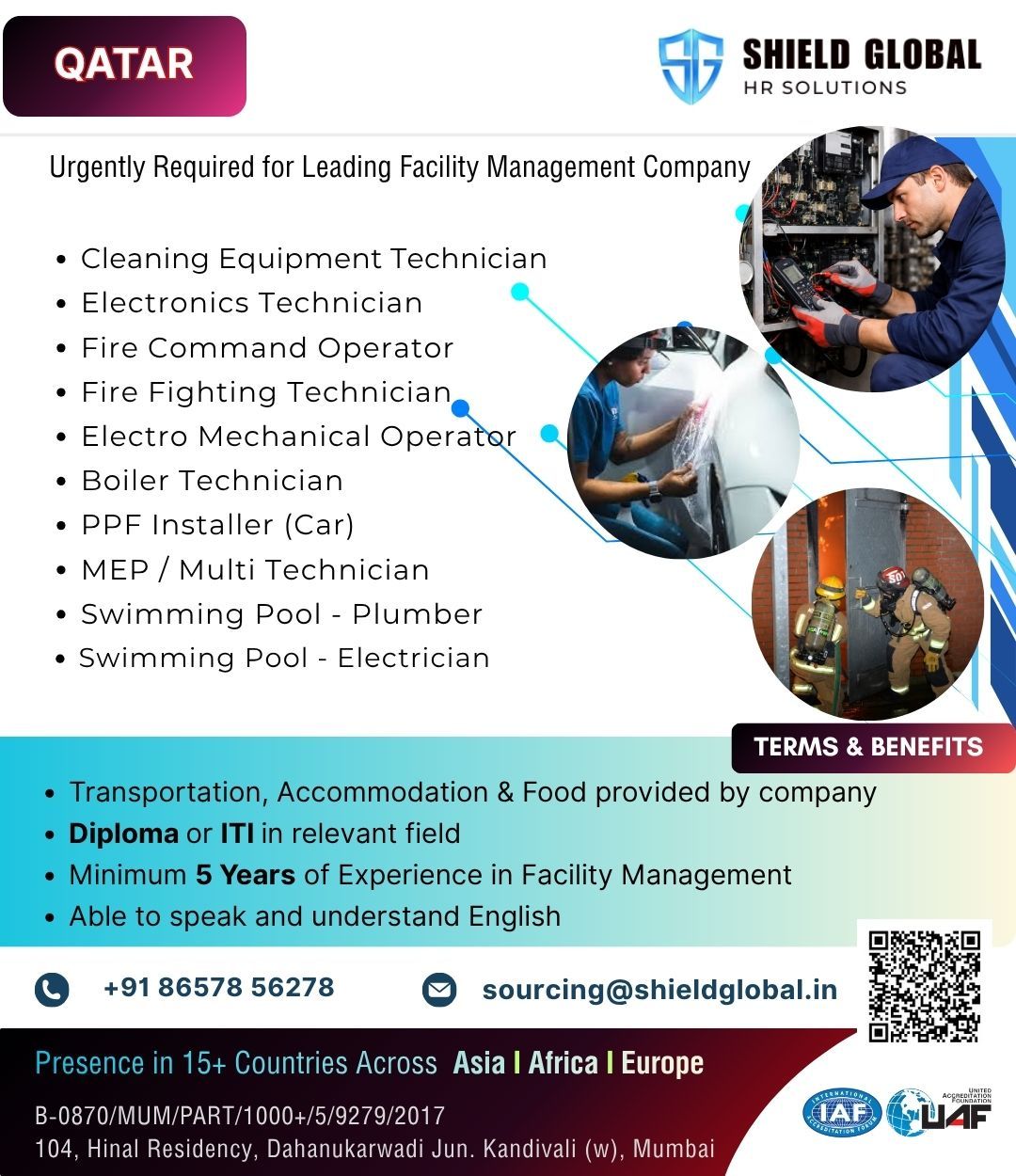 Urgent Requirement For Qatar