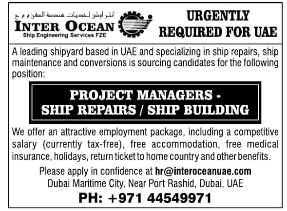Urgent Requirement For UAE