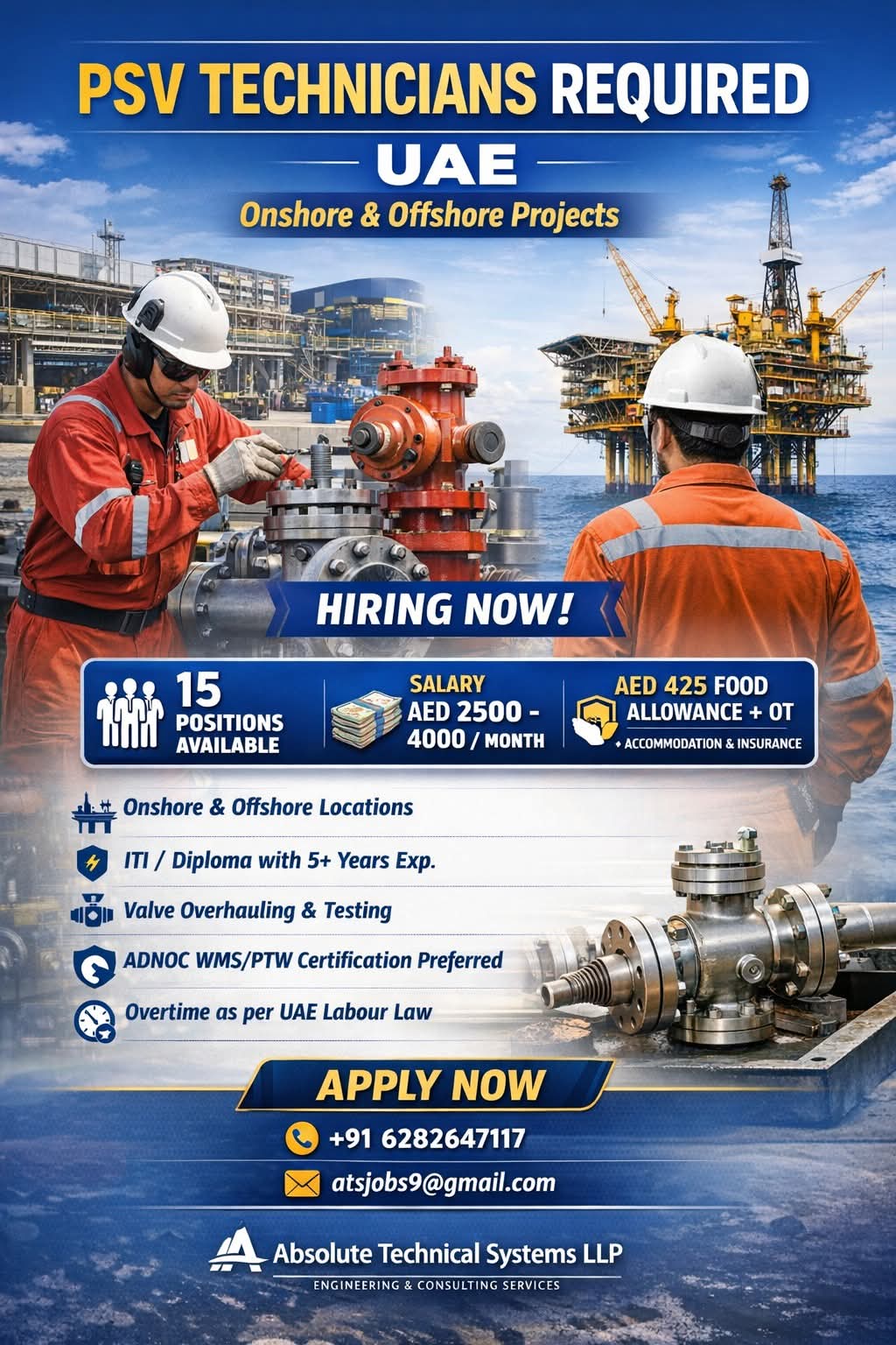 Urgent Requirement For UAE