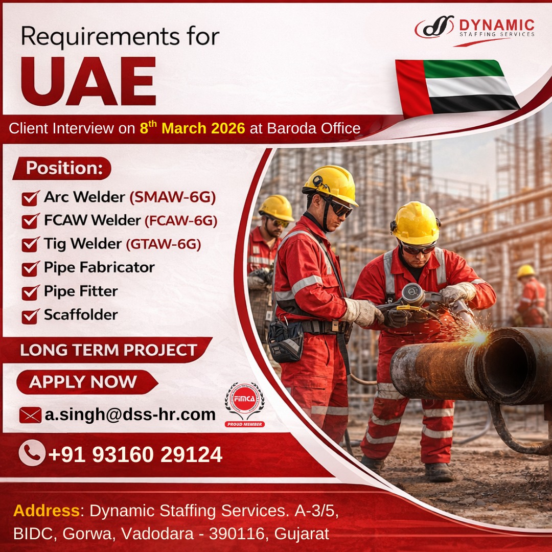 Urgent Requirement For UAE