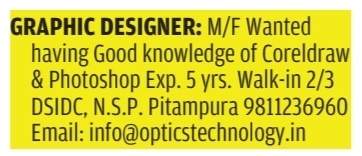 Walk-in Interview for Graphic Designer