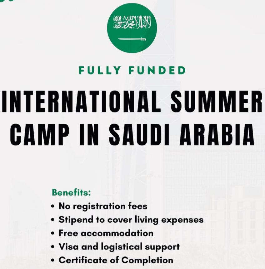 4-Weeks Fully Funded Summer Camp 2026 | Saudi Arabia