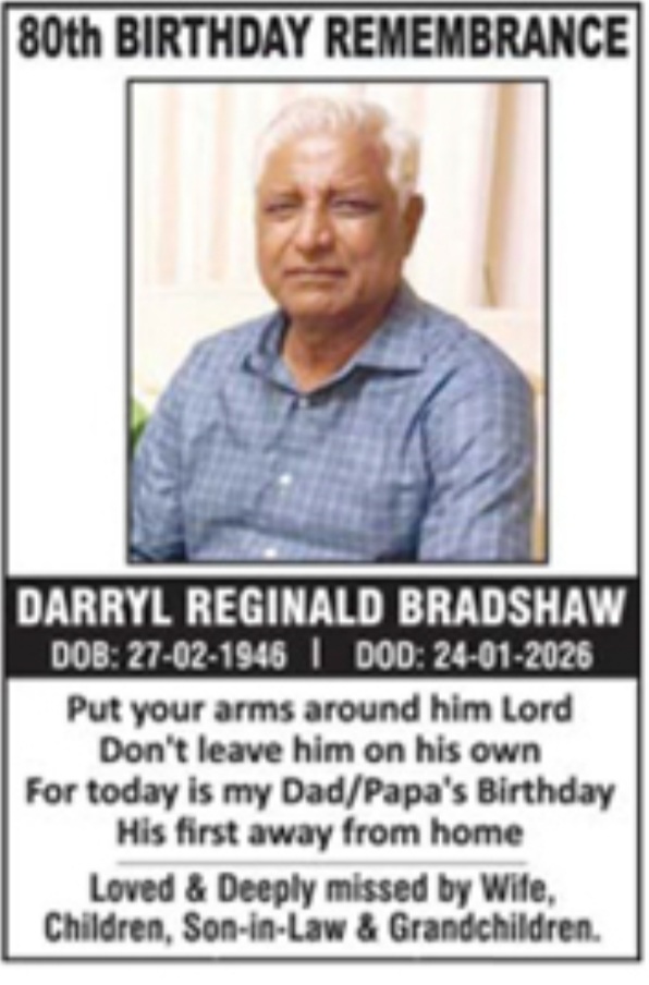 80th Birthday Rememberance