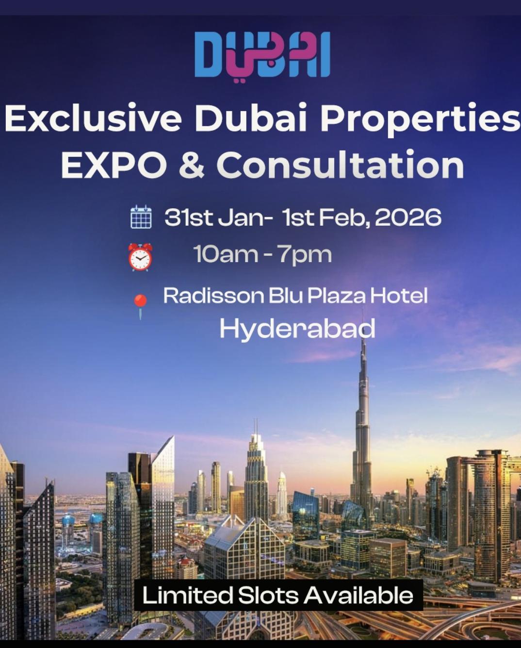 EXCLUSIVE DUBAI PROPERTIES EXPO & CONSULTATION