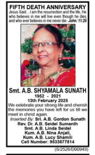 FIFTH  DEATH ANNIVERSARY