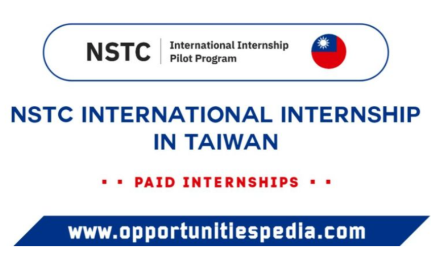 NSTC International Internship 2026 in Taiwan