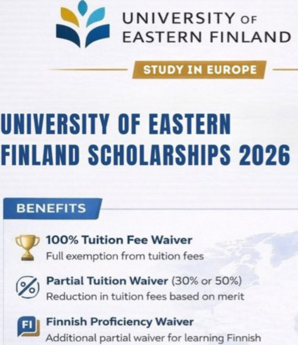 University of Eastern Finland Scholarships 2026 | Study in Finland