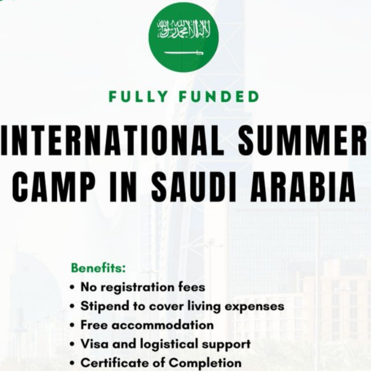 -Weeks Fully Funded Summer Camp 2026 | Saudi Arabia
