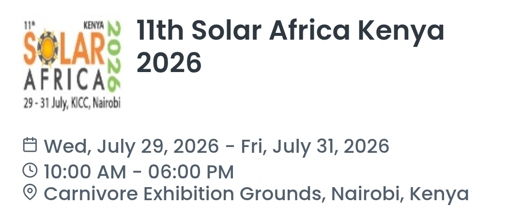11th Solar Africa Kenya 2026