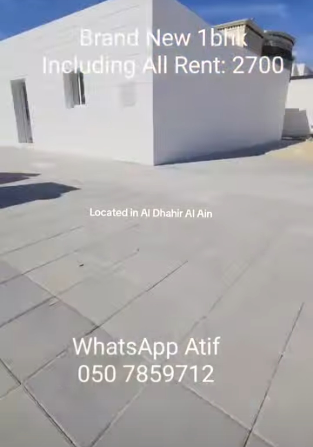 1BHK Apartment – Al Dhahir