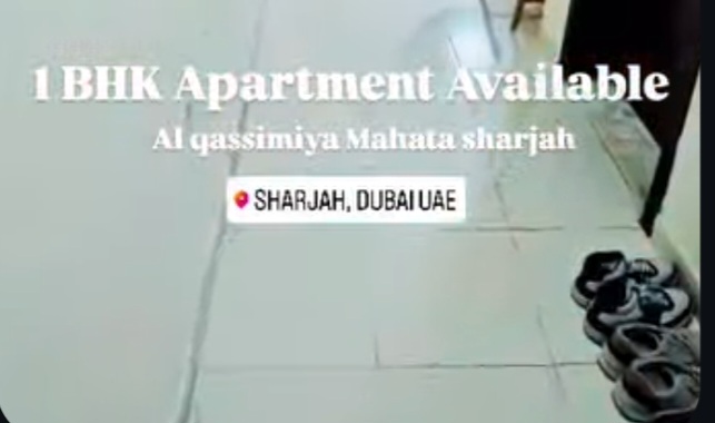 🏢 1BHK Apartment – Al Qassimiya Mahata, Sharjah