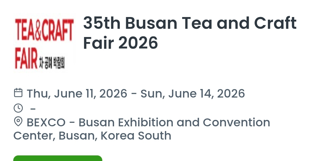 35th Busan Tea and Craft Fair 2026