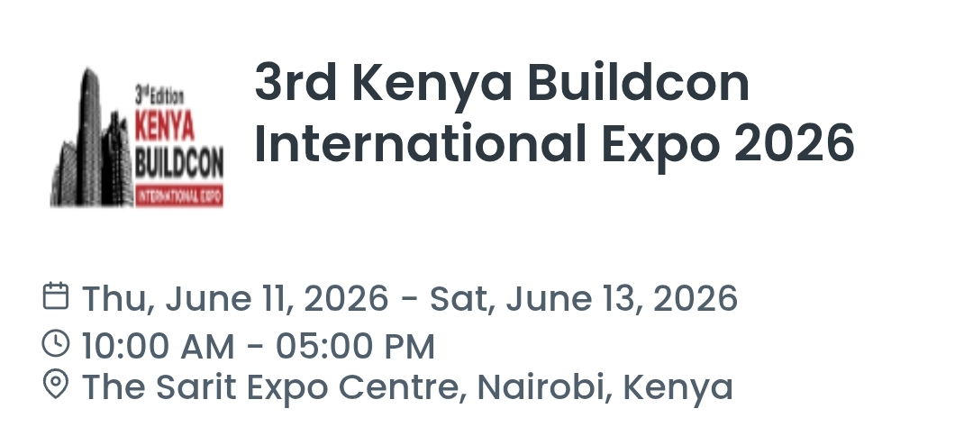 3rd Kenya Buildcon International Expo 2026
